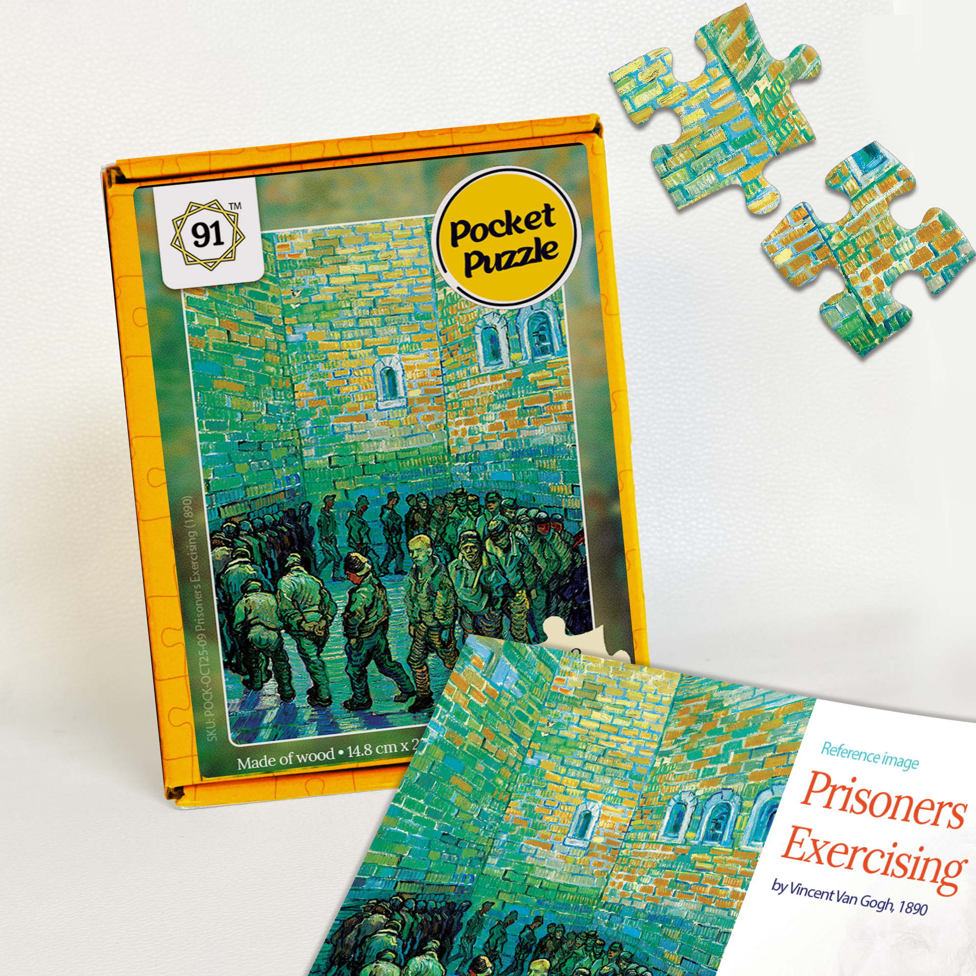 Prisoners Exercising (1890) Pocket Puzzle