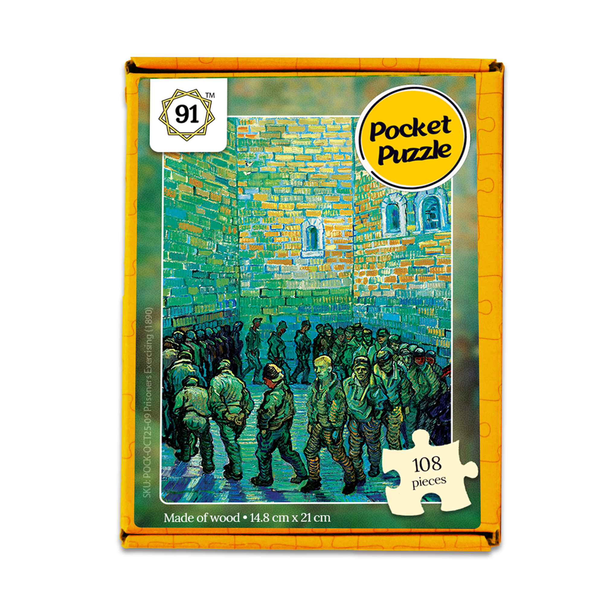Prisoners Exercising (1890) Pocket Puzzle