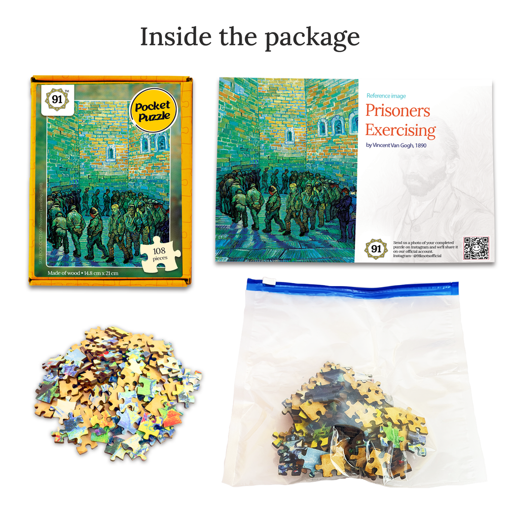 Prisoners Exercising (1890) Pocket Puzzle