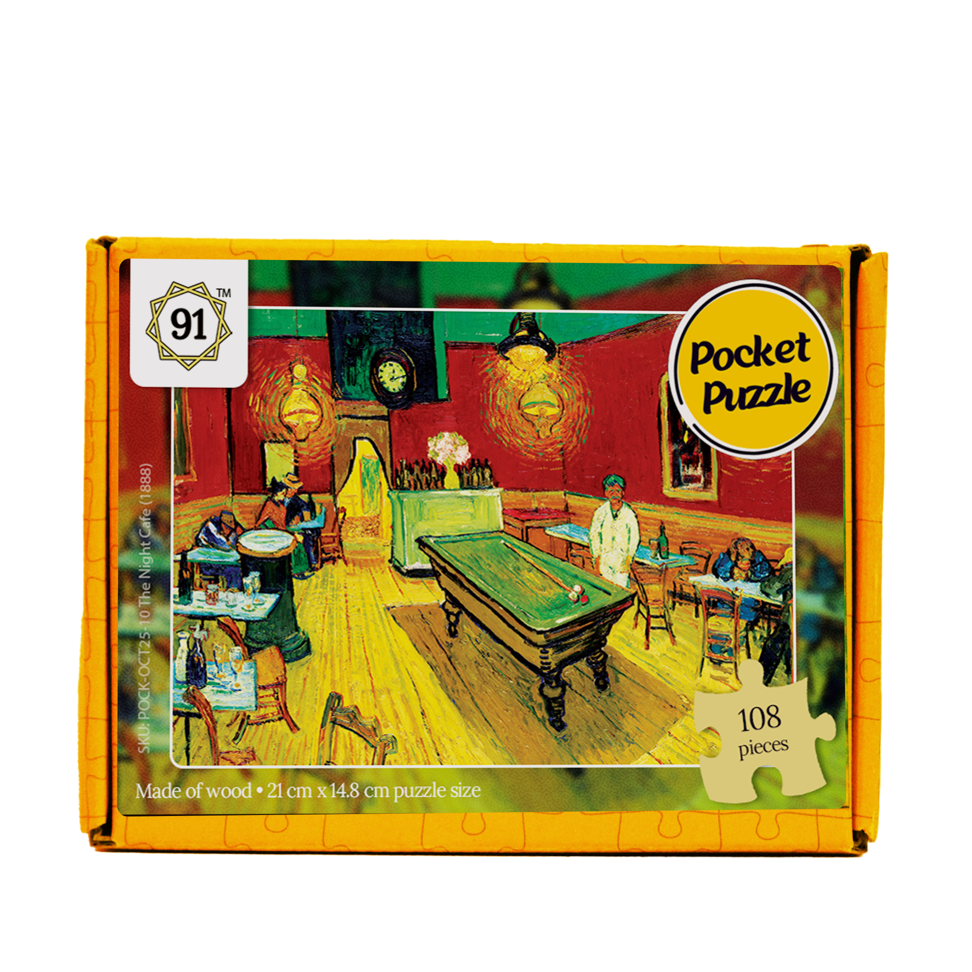 The Night Cafe (1888) Pocket Puzzle