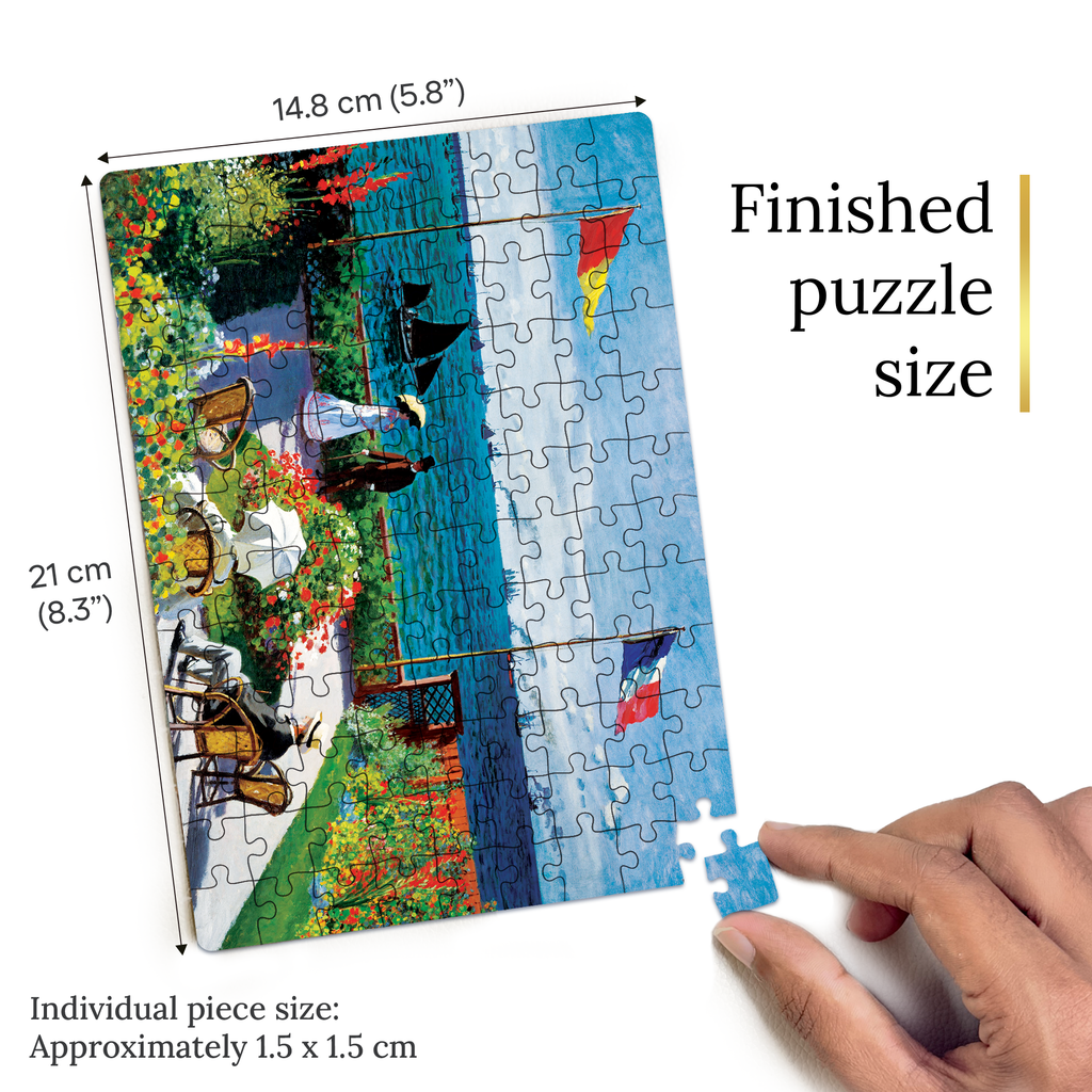 Garden at Sainte-Adresse (1867) Pocket Puzzle