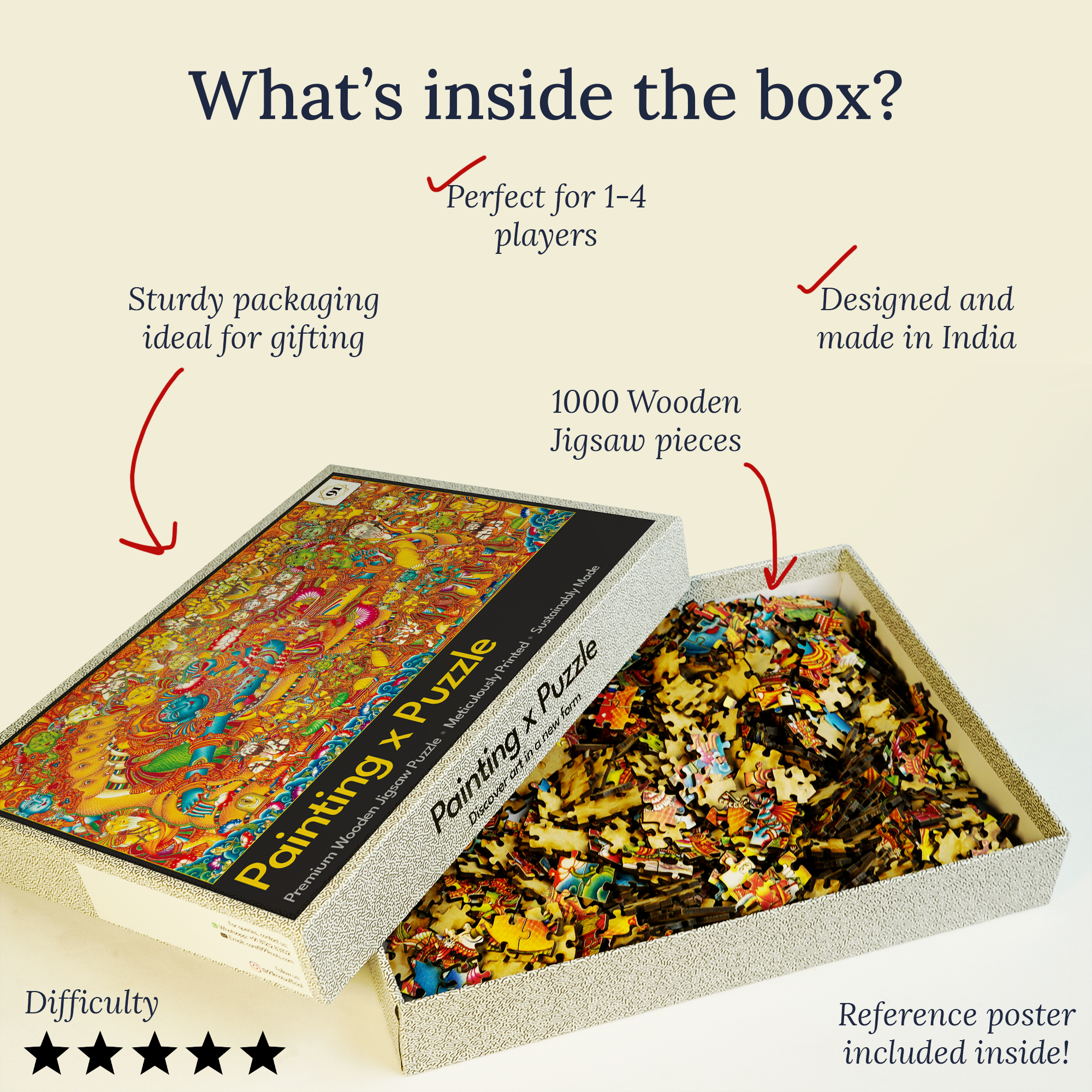 Vishnu's Abode 1000pcs Painting X Puzzle